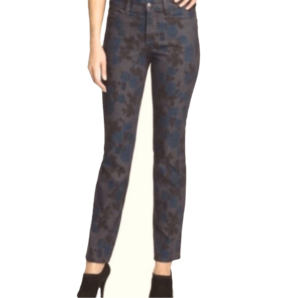 NYDJ Sheri floral skinny jeans